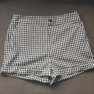 Forever 21 Black/White Woven Shorts